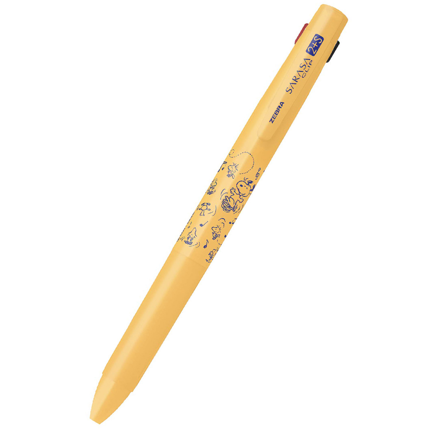現貨｜限定 Snoopy 日本製 Zebra SARASA CLIP 2+S 3用筆 (2色啫喱筆 + 鉛芯筆) SJS5-SN26-Y