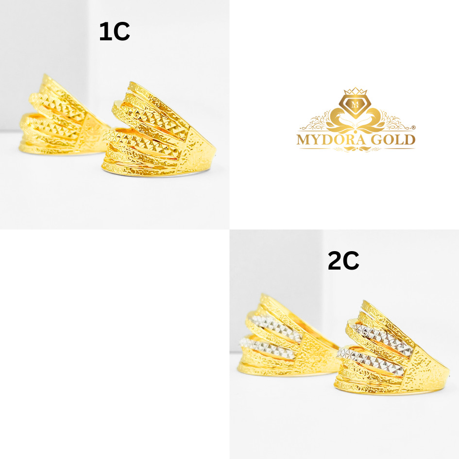 MYDORA Cincin Nabila Pasir 8 Layer (5G) l EMAS 916/22K