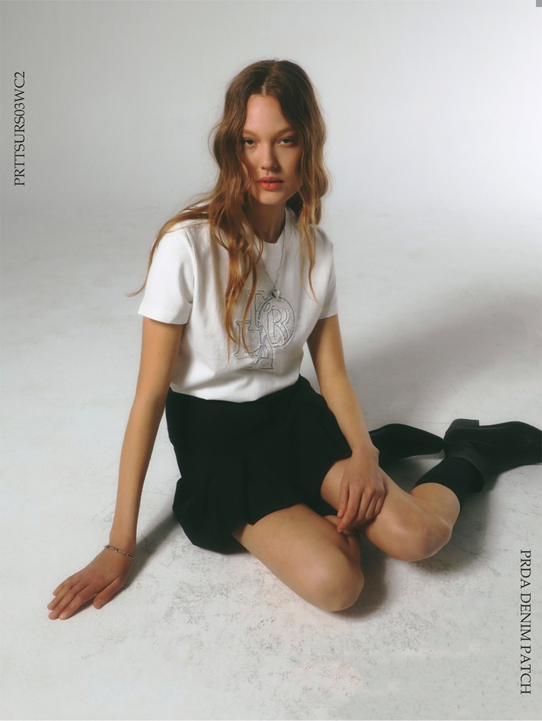 (6.17只限今天) PRDA Patchwork Tee (White)