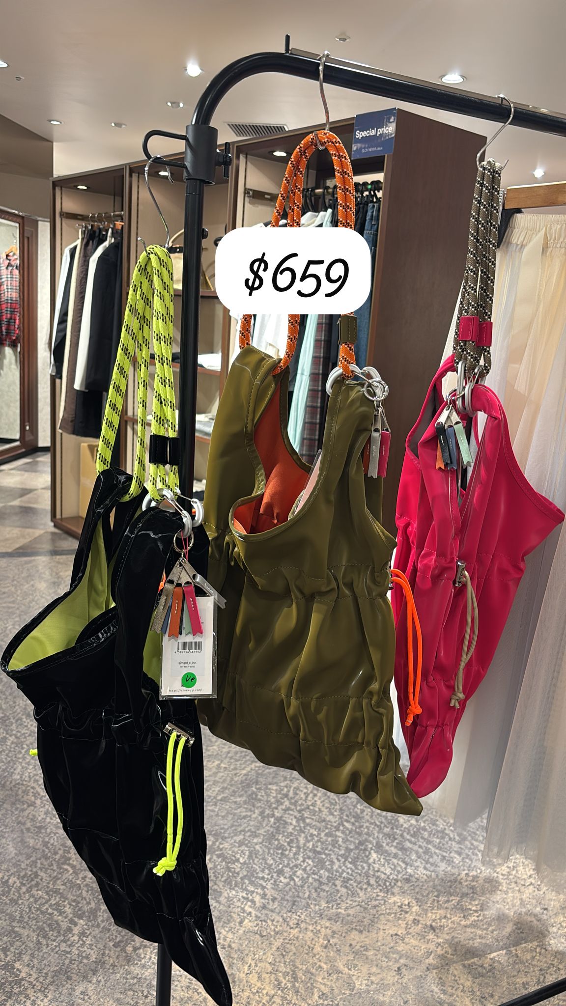 cheek shoulder bag