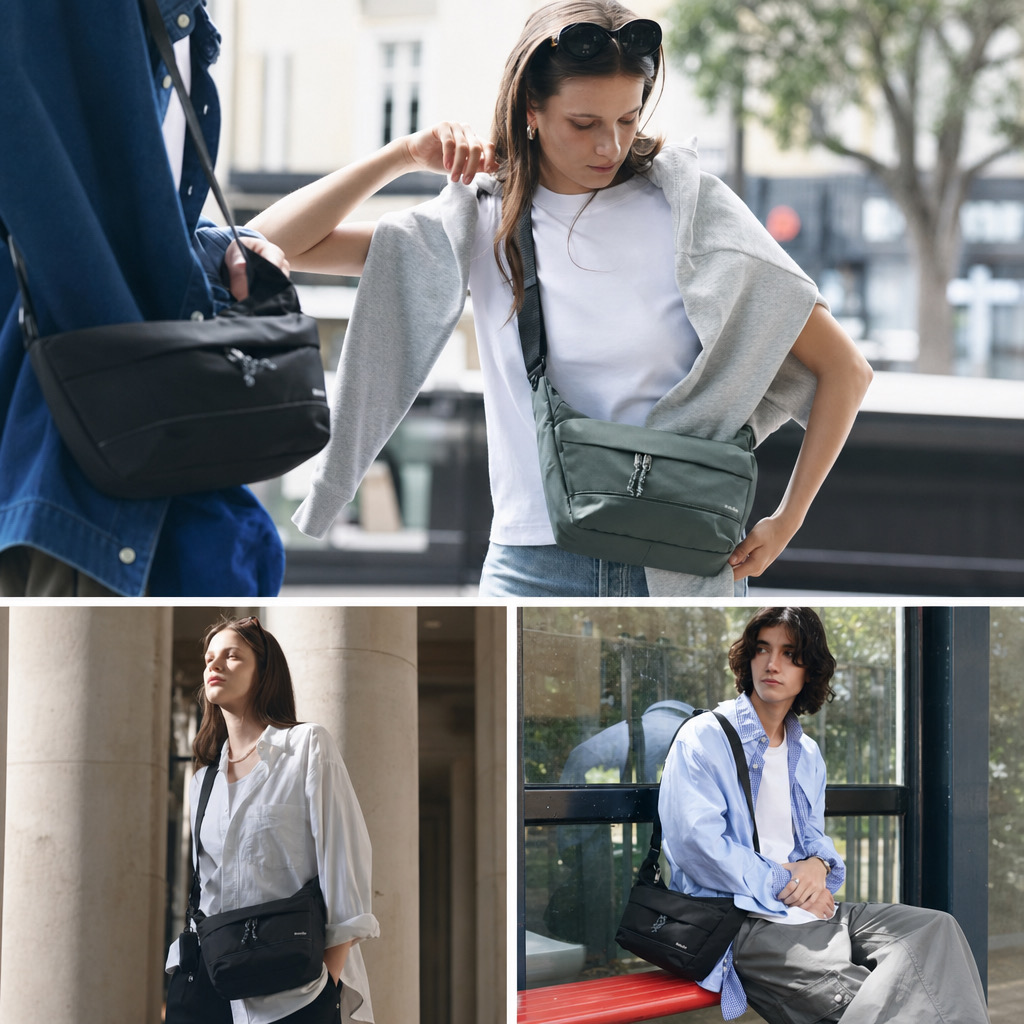 Branden 防盜旅行斜揹袋│ Safe Cross Body Bag