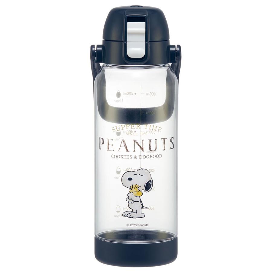 Skater Snoopy 手提式透明直飲水瓶 1L 