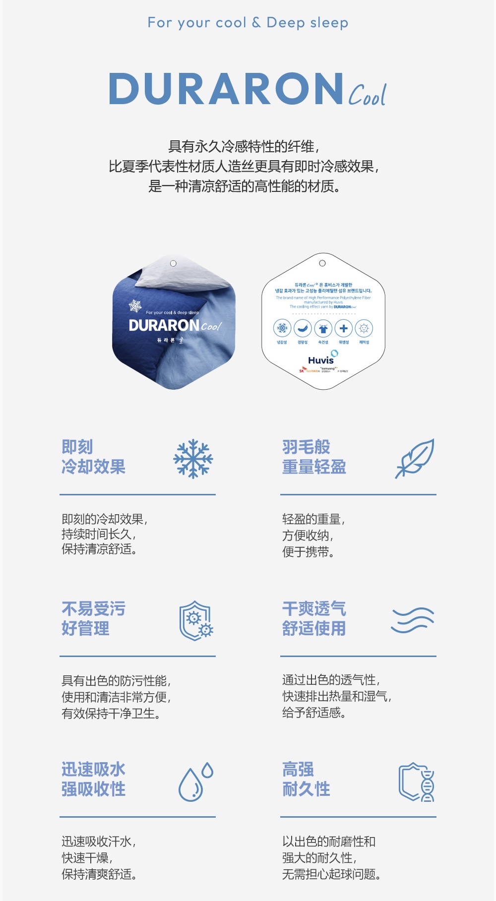 26S/S DURARON❄彩色包邊透冷氣系列-抑汗枕頭套
