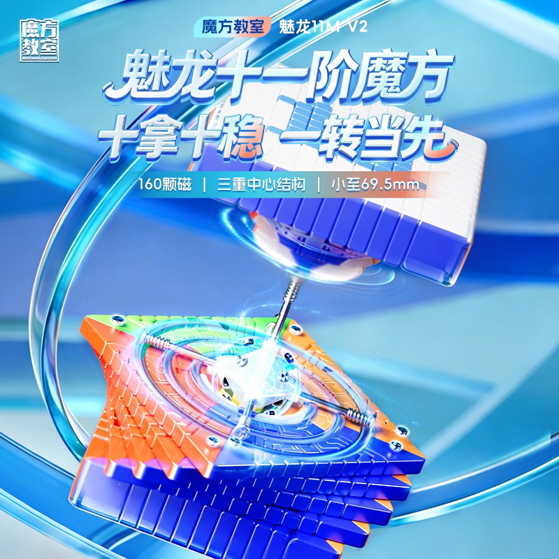 魔域文化 魅龍11M V2 十一階 磁力扭計骰