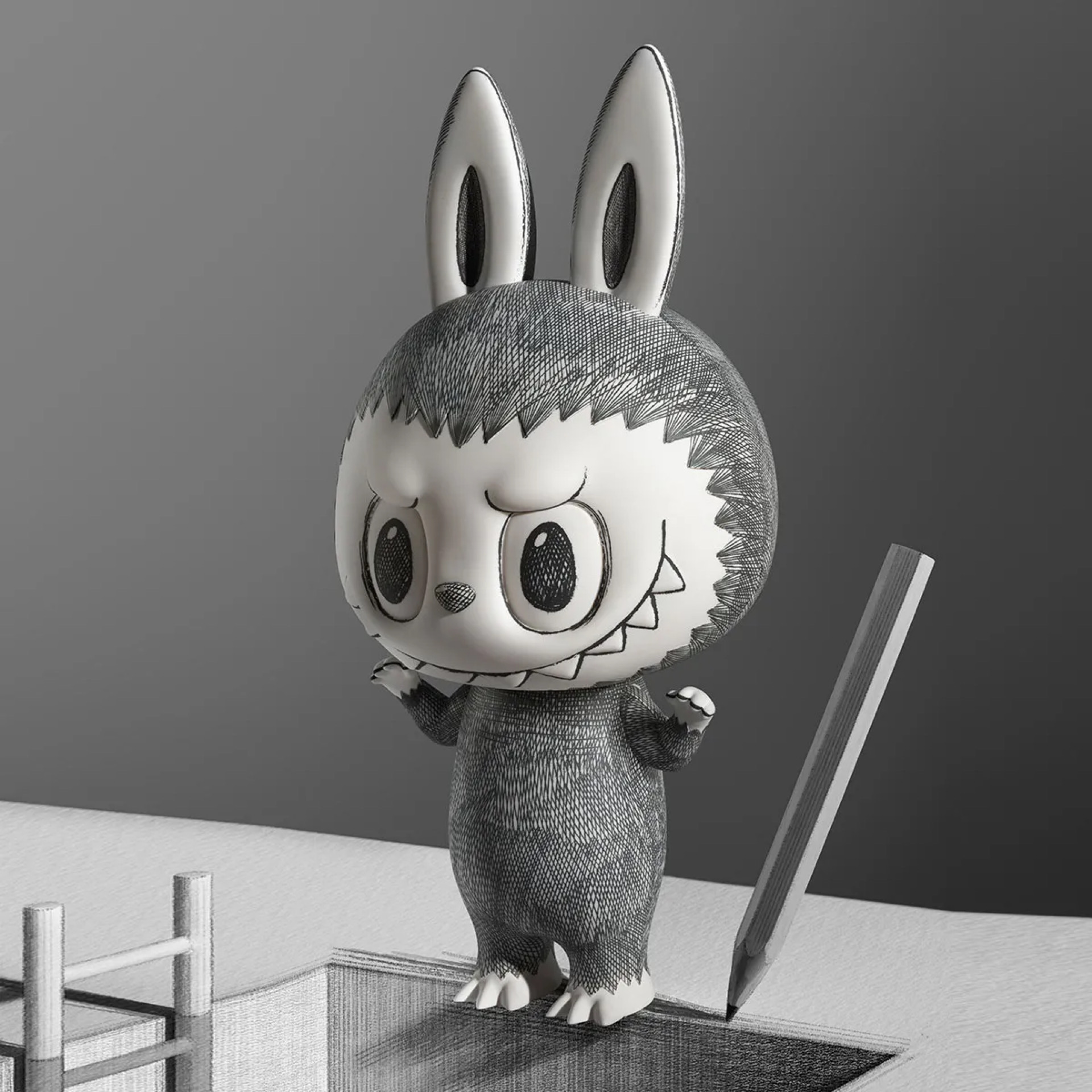 THE MONSTERS SKETCH / MEGA LABUBU 400%(35CM)