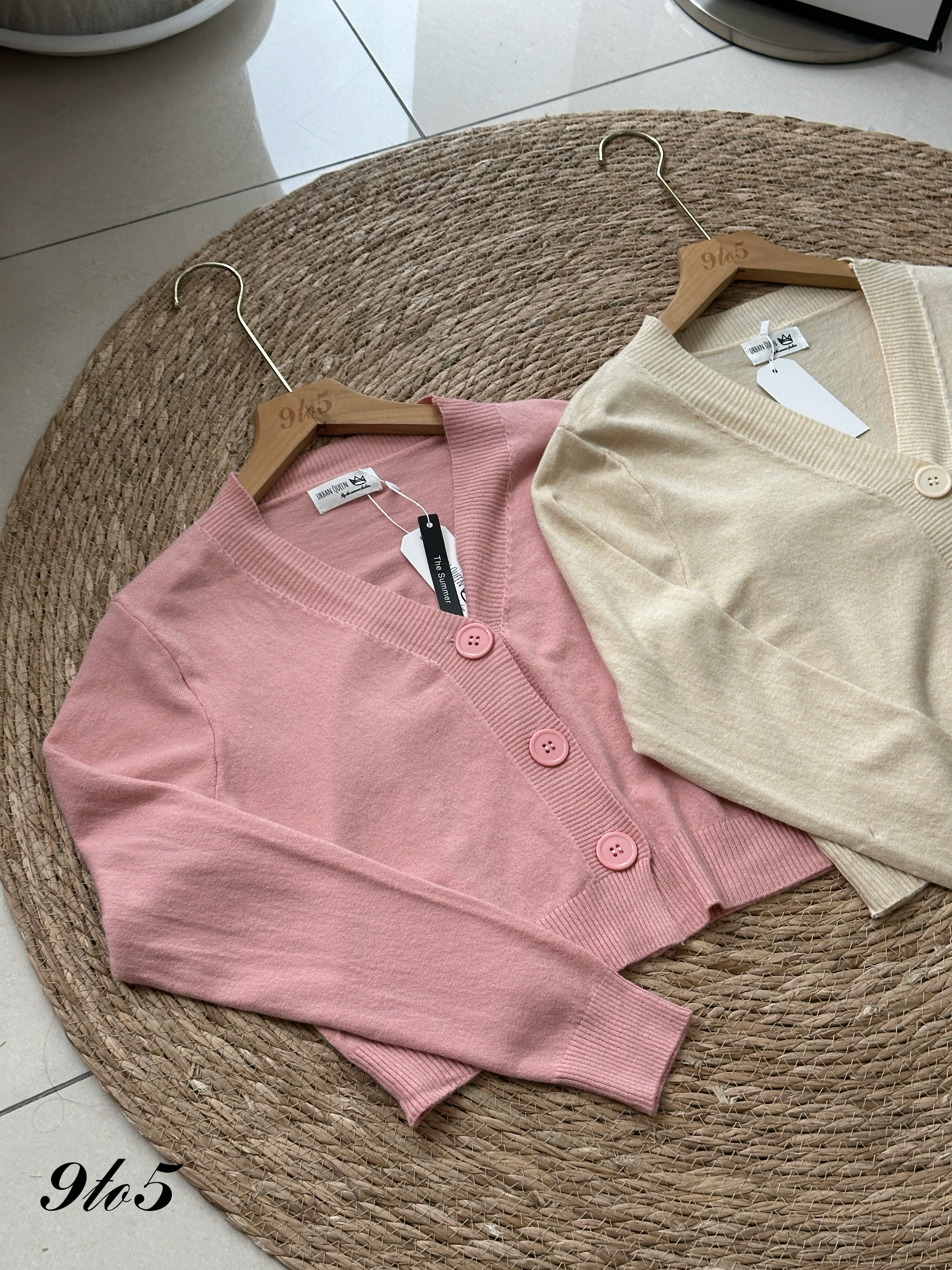 T4228 V Neck Knit Cardigan - 4 Colors 