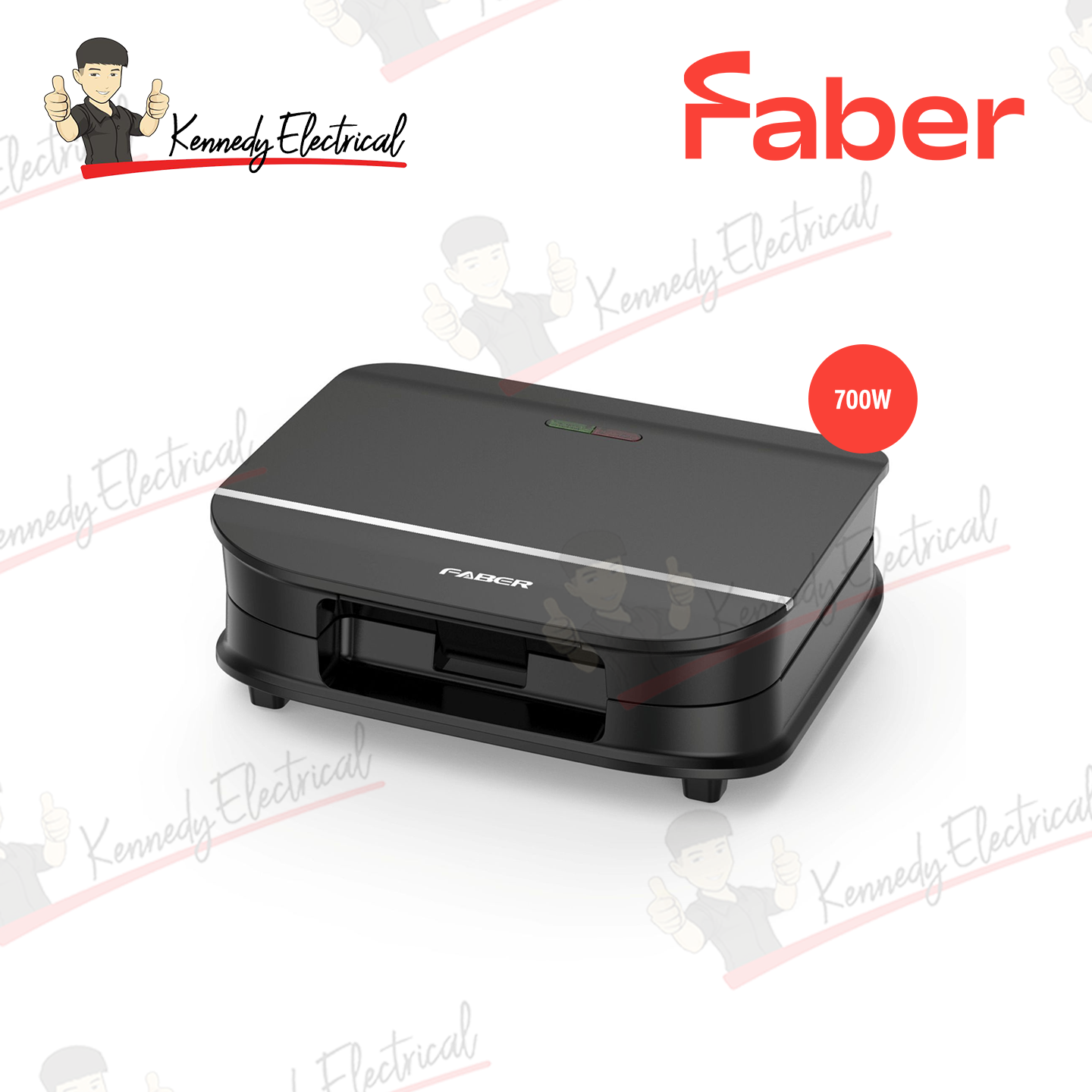 Faber 750W Sandwich Maker (Retro Series) FSM 624