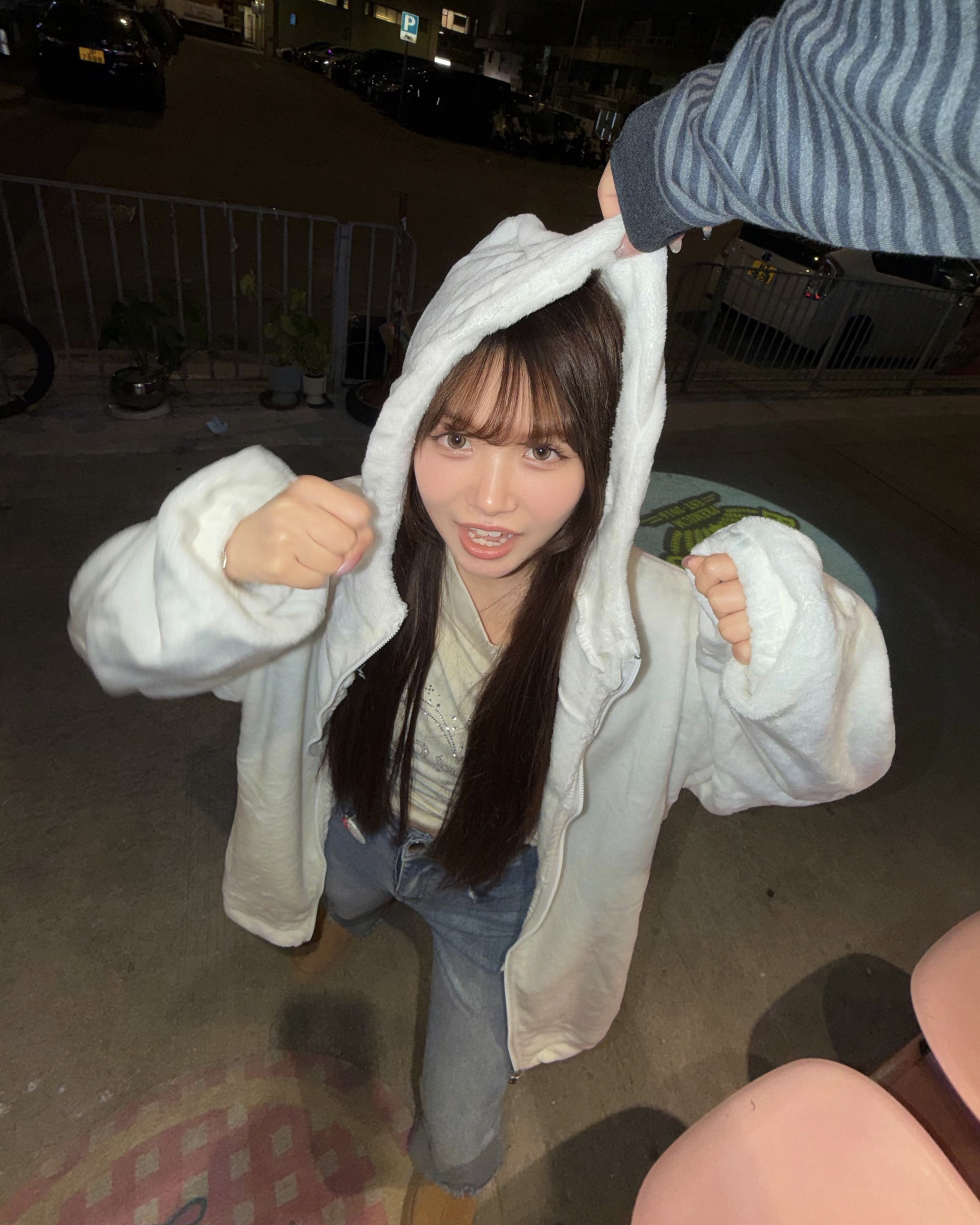 韓國新翻巨版毛毛長款外套🦦有帽