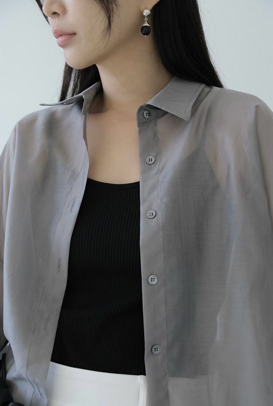 <突發開團．初春盛夏空氣感防曬冷氣衣> 薄身透膚恤衫 RH0029