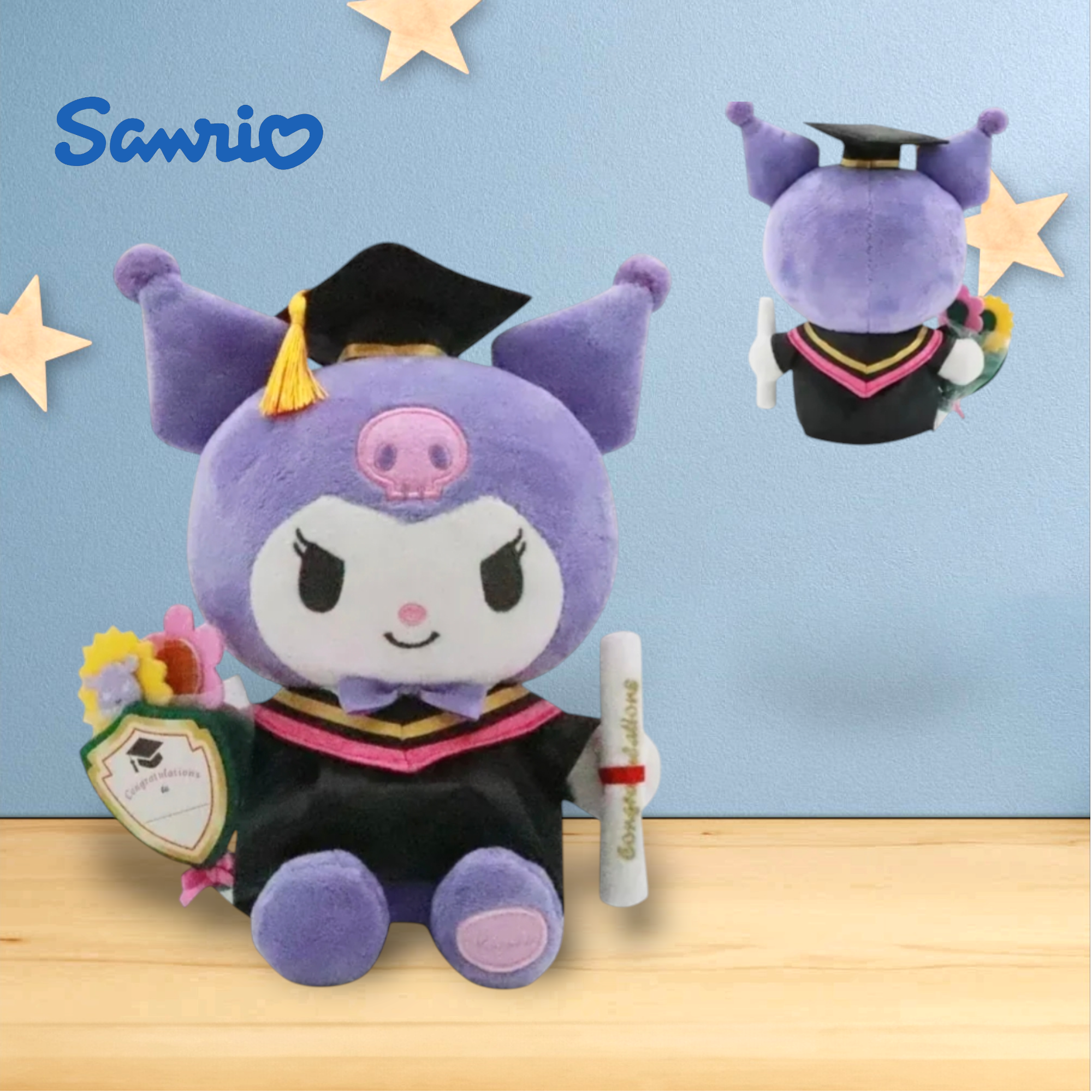 香港行貨Sanrio Kurumi 畢業公仔 另有其他sanrio畢業公仔