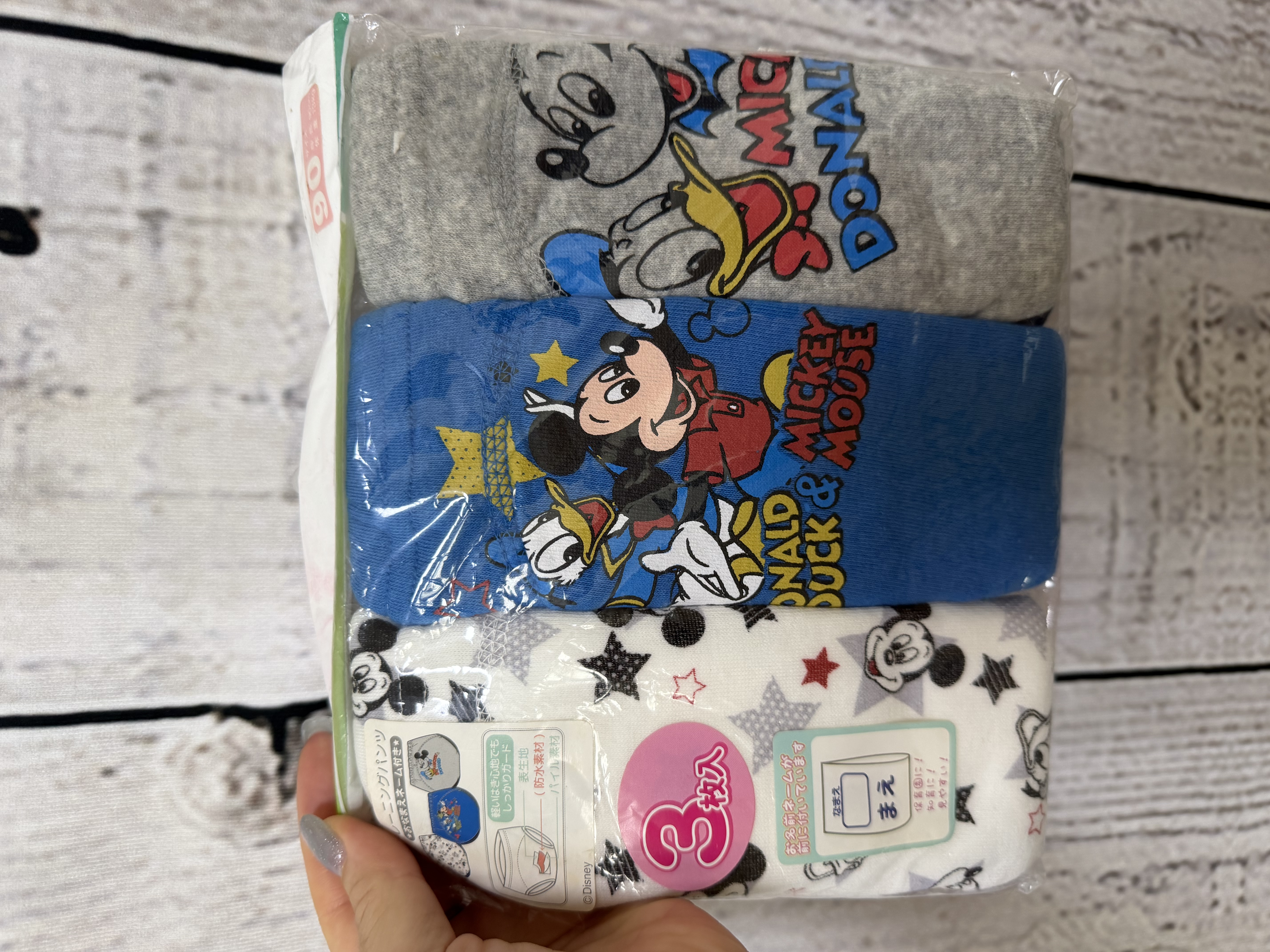<門市現貨清貨 🈹>卡通3層戒片褲3條