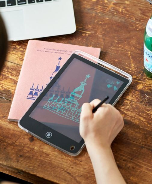 日本直送 3 COINS 8.5吋骨架電子記事本 - 1件 - 現貨