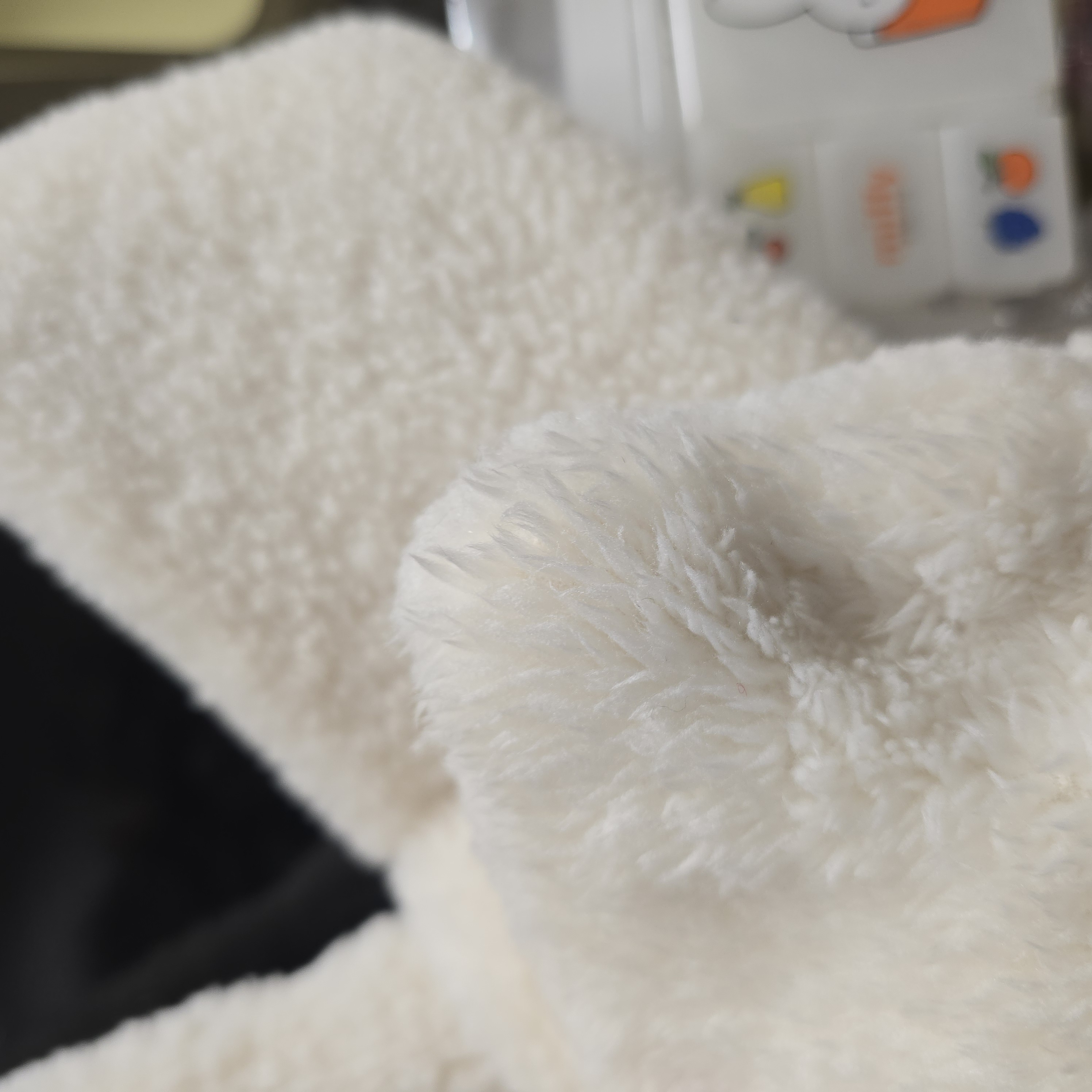 miffy 毛毛 米白色 頸巾 6330463