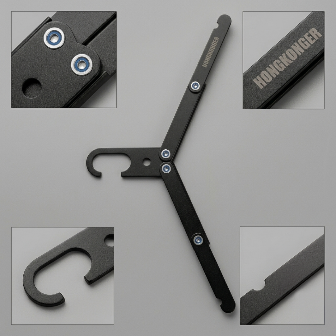 【旅行必備】超輕鋁合金折叠衣架 (專屬刻字)