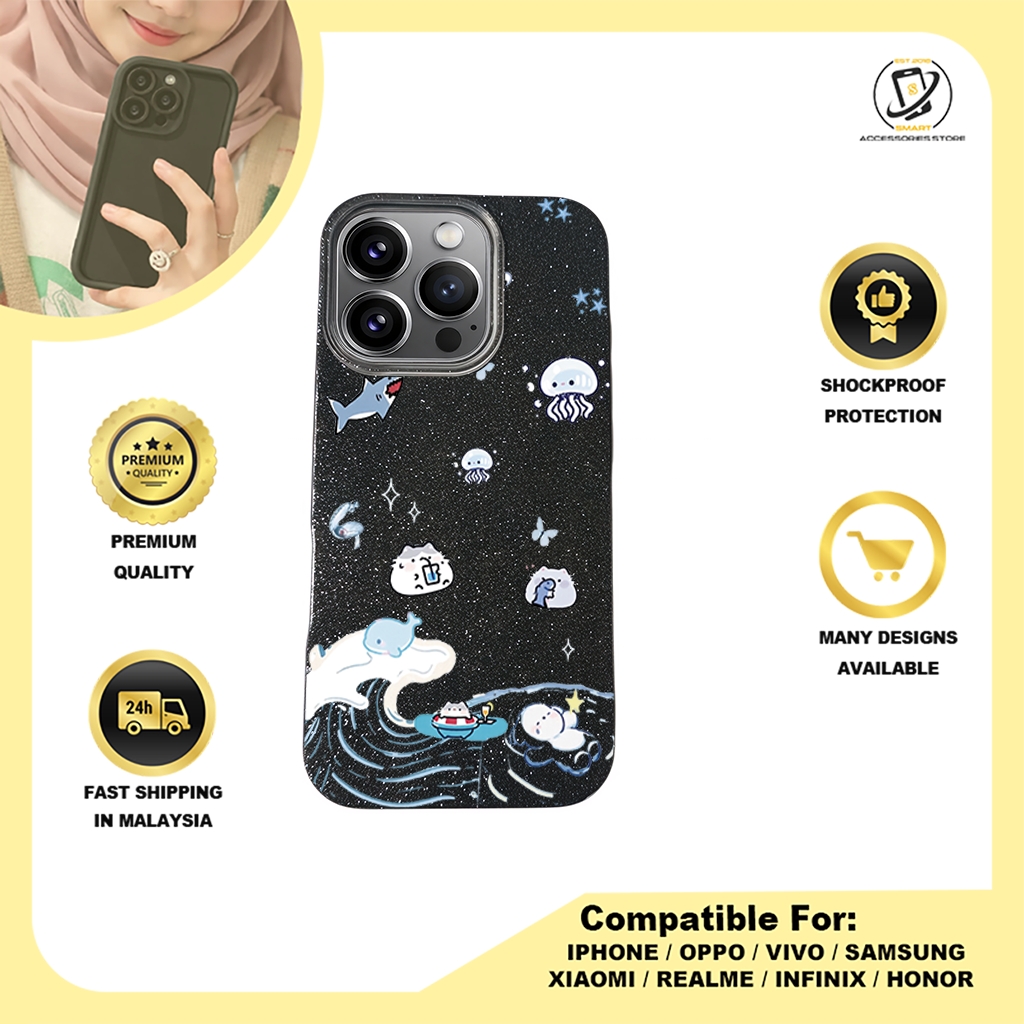 BLING CASE PHONE FOR IPHONE - DESIGN SHARK B