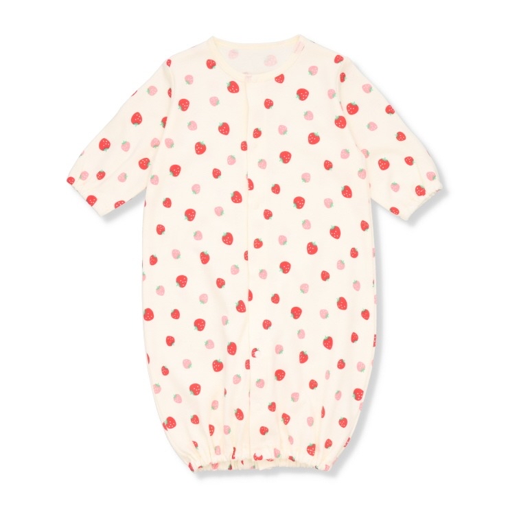 🇯🇵限量預訂 日本直送🇯🇵草莓牛奶印花新生兒禮盒三件套