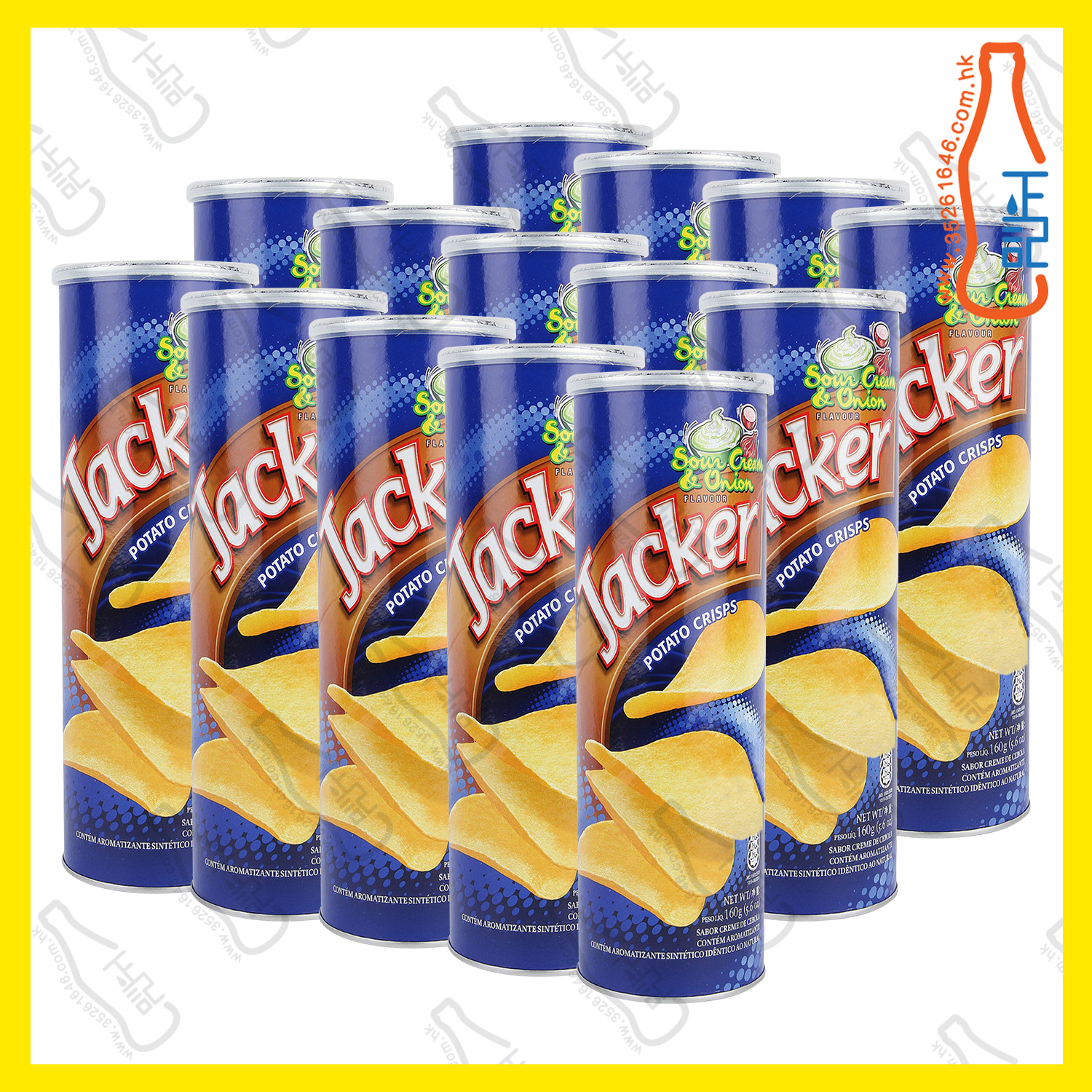 ==Jacker杰克牌桶裝薯片 150g