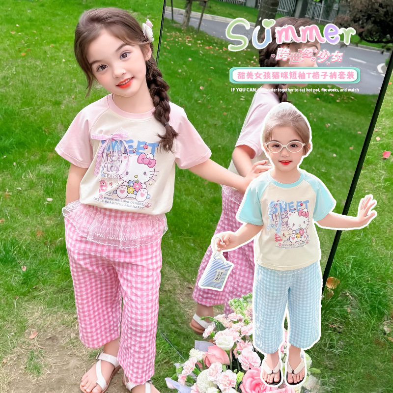 2套$98,🌸💗 Hello Kitty 甜美格仔套裝 💗🌸