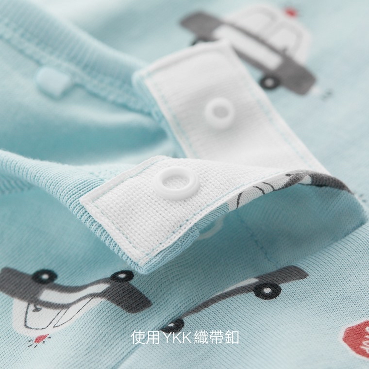 ☀️預訂 台灣直送☀️三色車車印花純棉短袖連身服