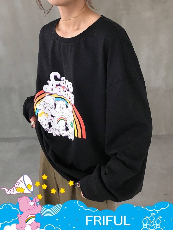 🌈care bears🐻印花長袖T恤