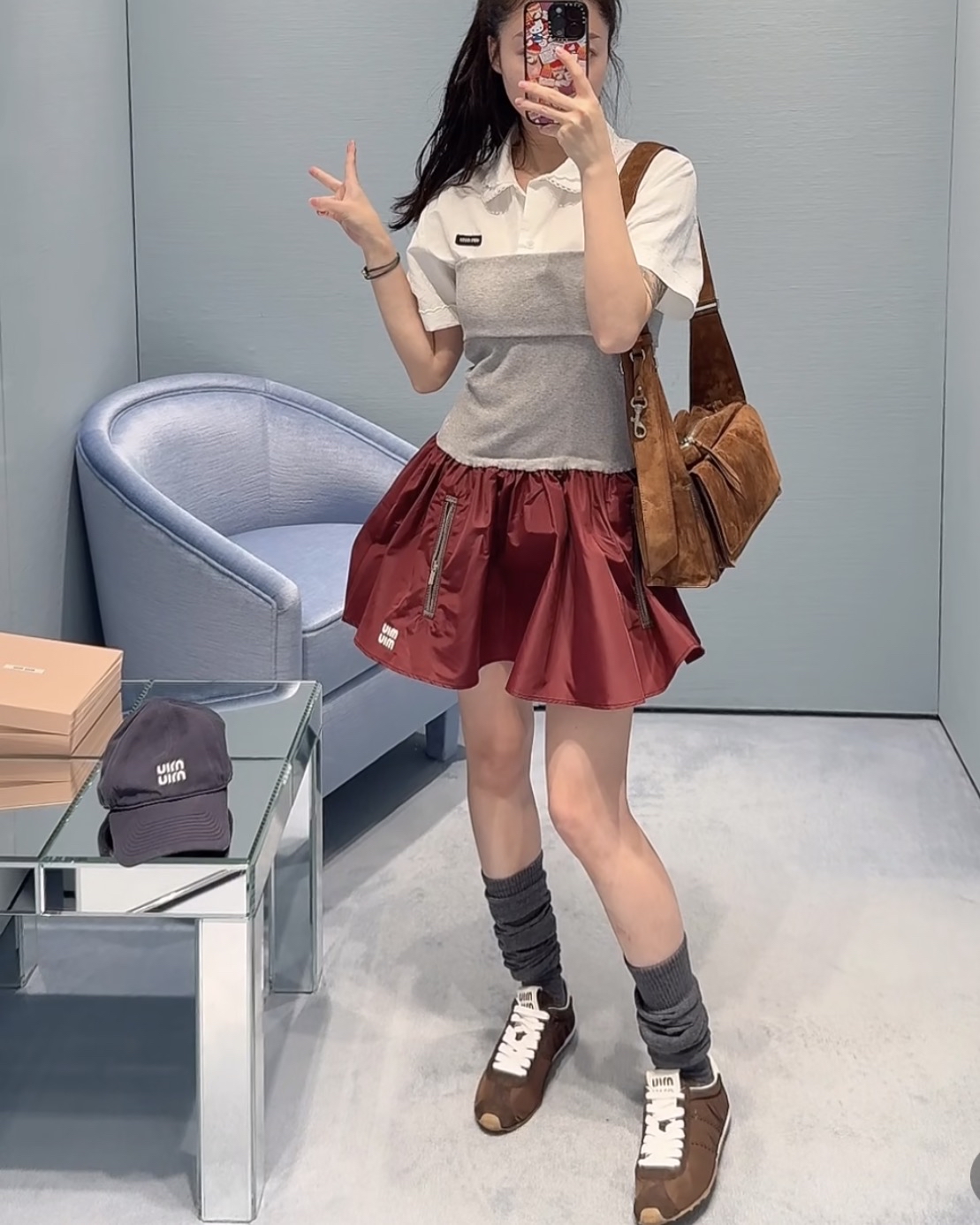 限時優惠✨訂貨📮MIUMIU PLUME sneaker    Size 36.5/37/37.5/39/40