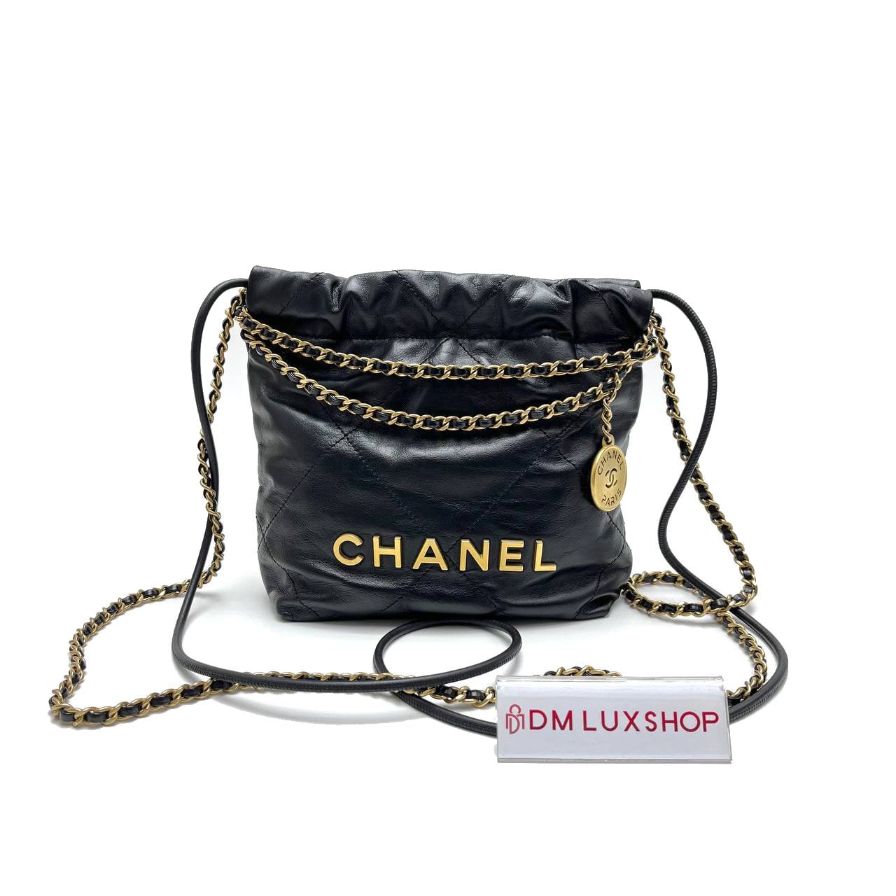Chanel Mini 22 Bag Black GHW