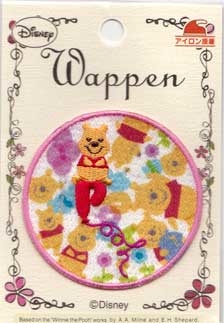 [現貨] [日本直送] 小熊維尼 {鏽花熨貼 TF523195}