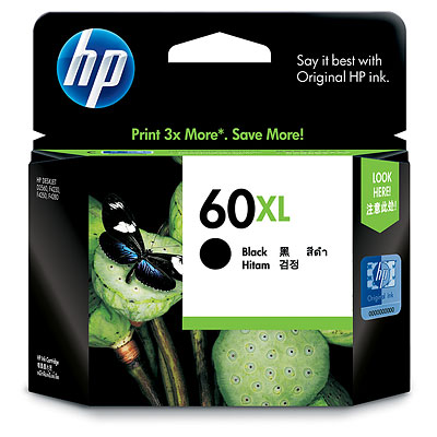 HP High Yield Ink Cartridge 60XL (Original)