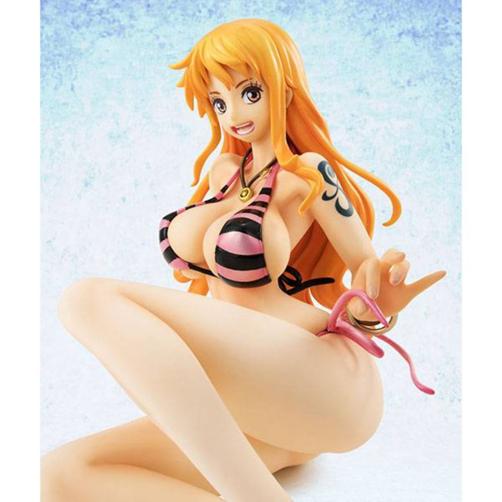 Megahouse POP海賊王 娜美 Nami Ver.BB_Pink 泳裝ver. PVC 景品 one piece figure