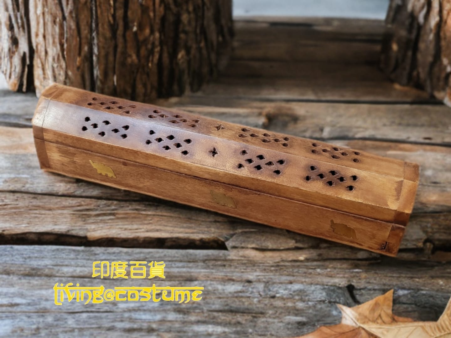 印度手工木製香盒
