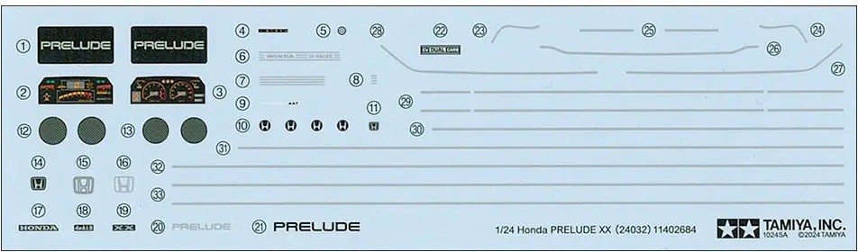 1/24 Honda Prelude XX (Special Sale)