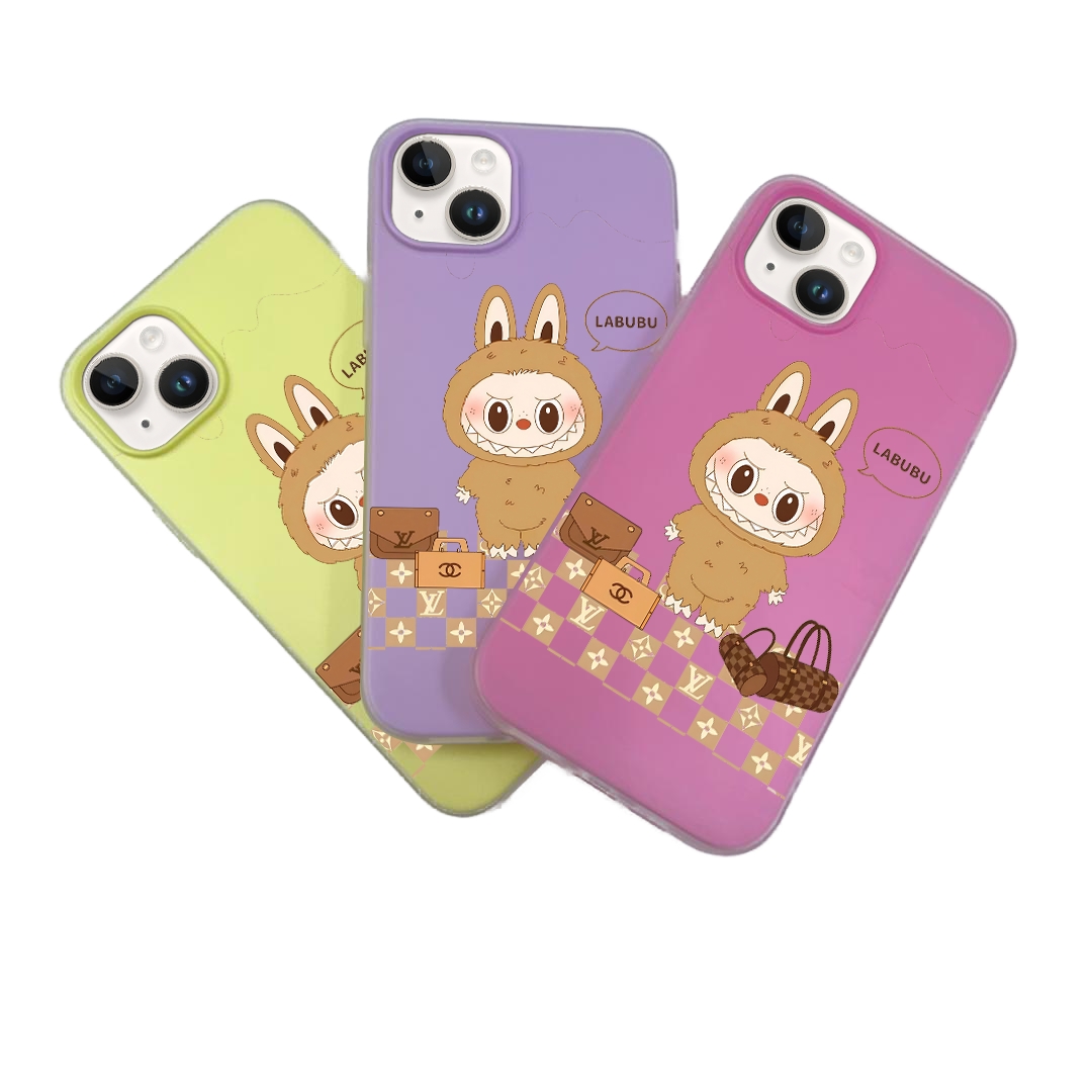 JELLY CASE PHONE FOR IPHONE - DESIGN LABUBU B