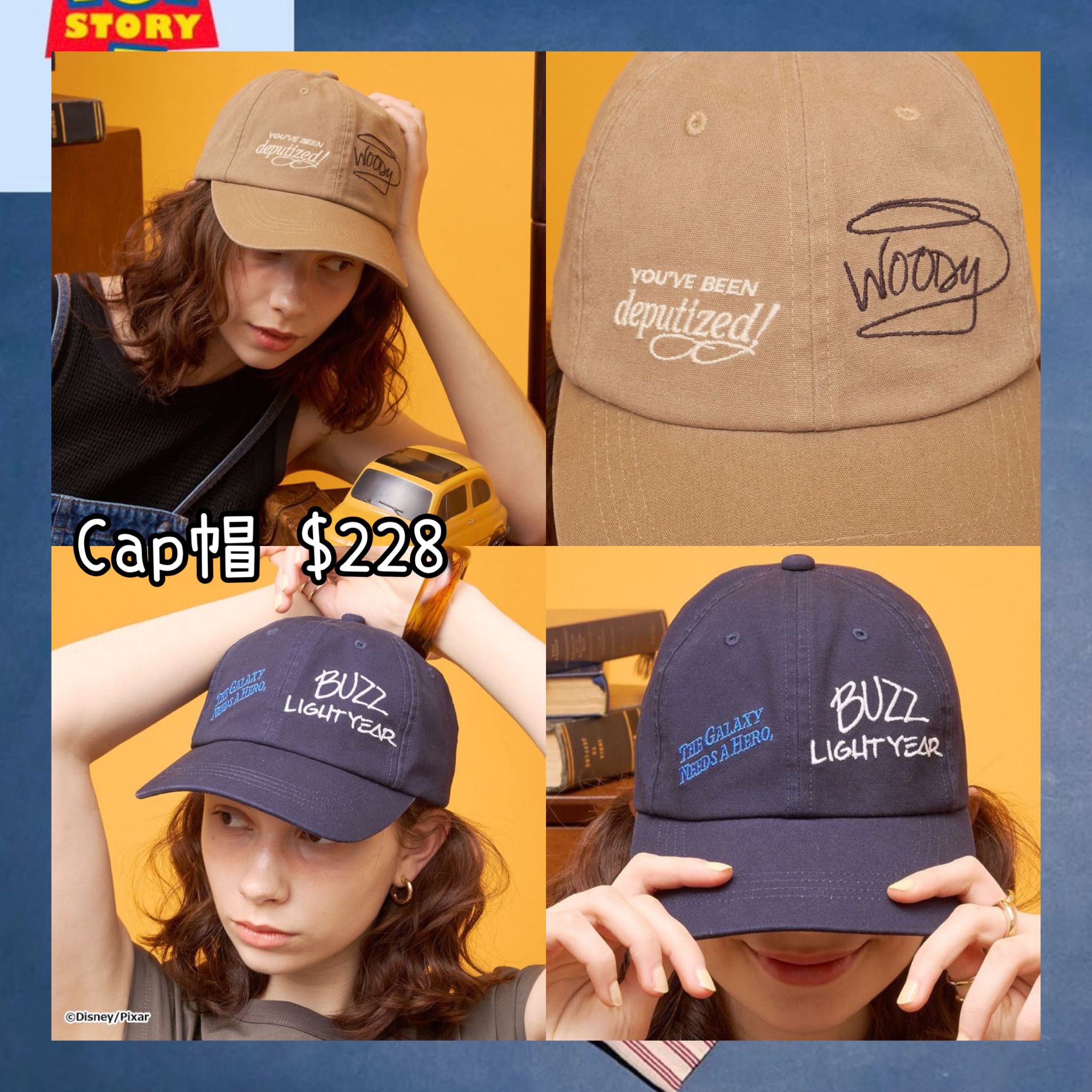 ：日本：DISNEY COLLECTION BY AMERICAN HOLIC CAP帽