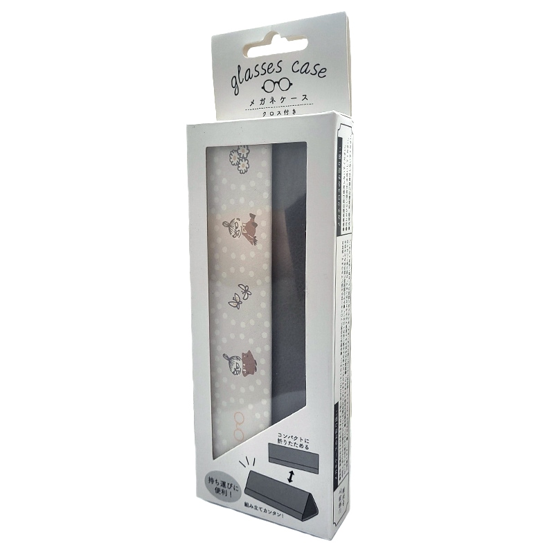 現貨｜Little My 阿美 Moomin 姆明 日版 可摺疊 眼鏡盒 + 眼鏡布 套裝 (230208)