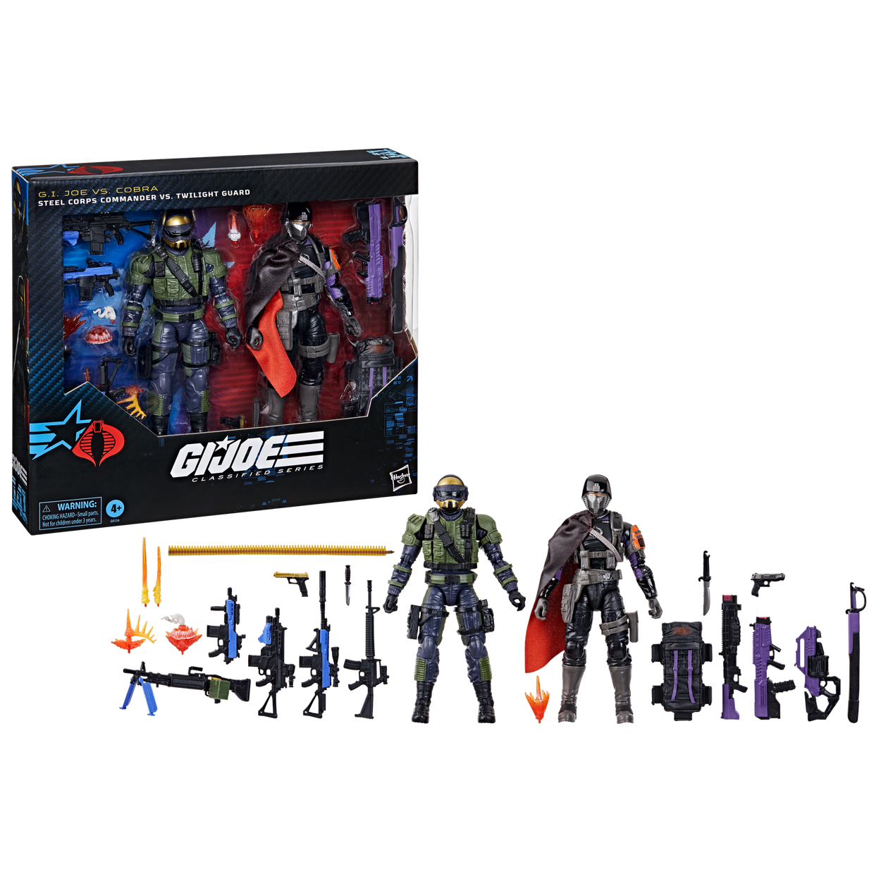G.I. Joe Classified Series # 141 Steel Corps Commander Vs. Twilight Guard
