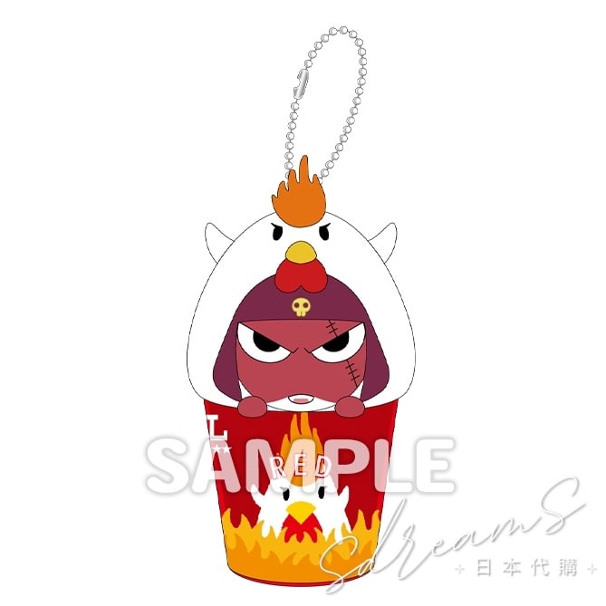 Keroro軍曹 LAWSON聯名限定 炸雞迷你公仔掛飾 Keroro Gunso #P-OOD0045 (PRE-ORDER) [2027/01]