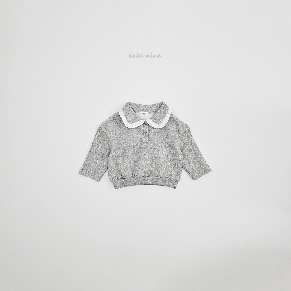 🌸預訂 韓國直送🌸🇰🇷Bebenine三色荷葉邊翻領衛衣