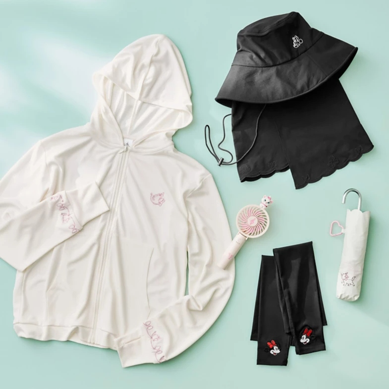 🌸 【預訂】Minnie 防曬帽Set - UV Care Goods
