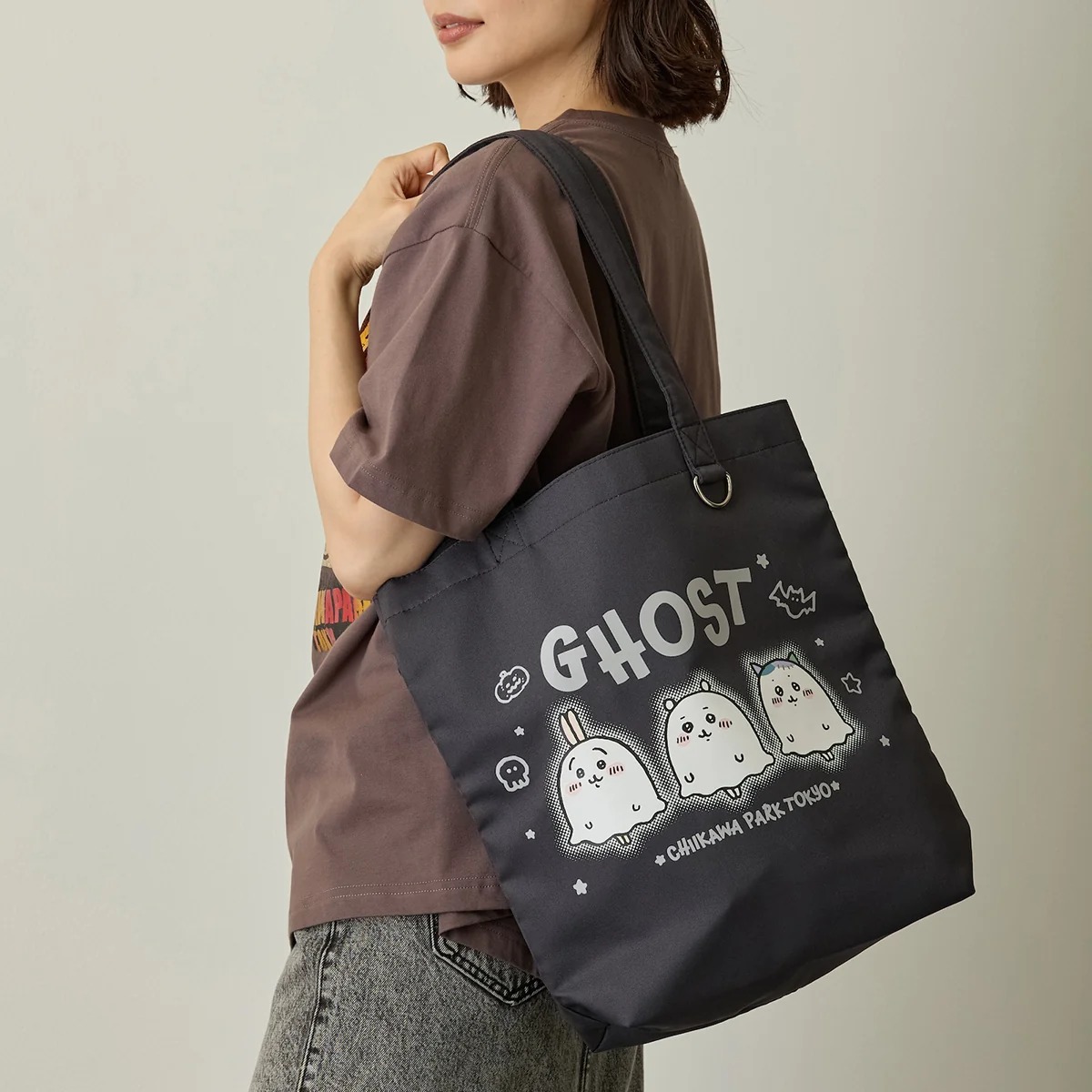 🎀【預訂】Chiikawa Park Halloween 2026 Ghost Tote Bag 