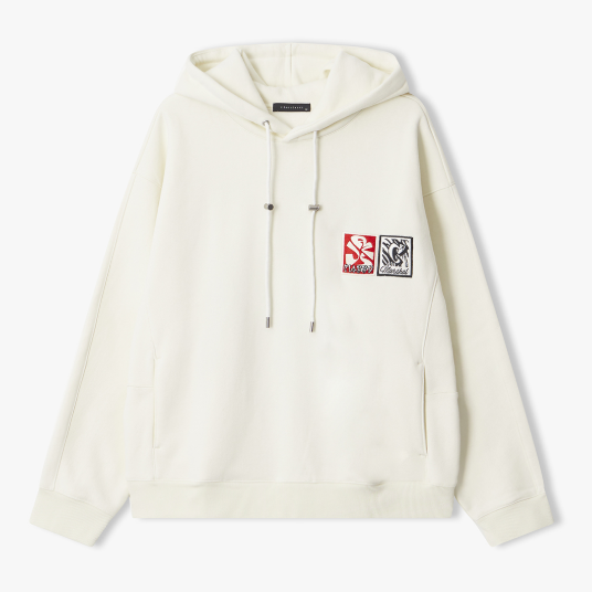 [liberclassy] Back Printed Art Work Hoodie (2款)