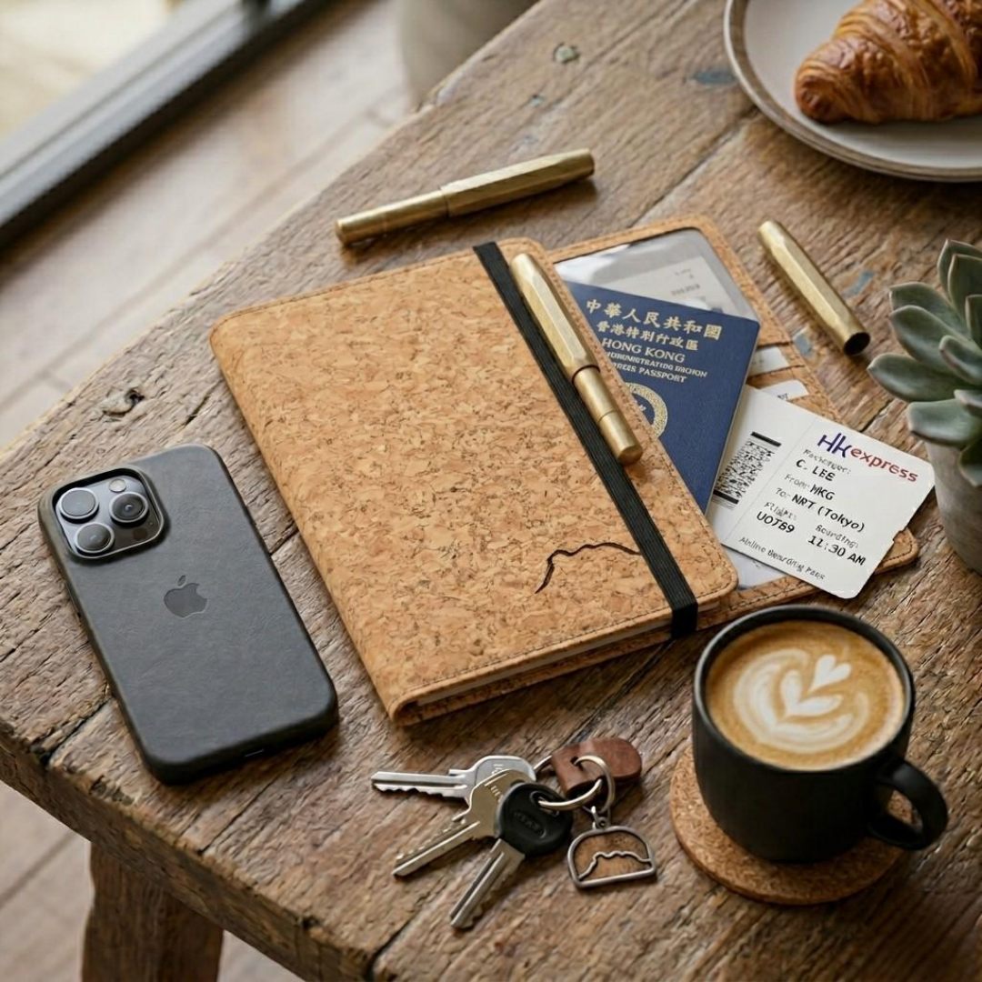 極簡 • 獅子山水松 passport case