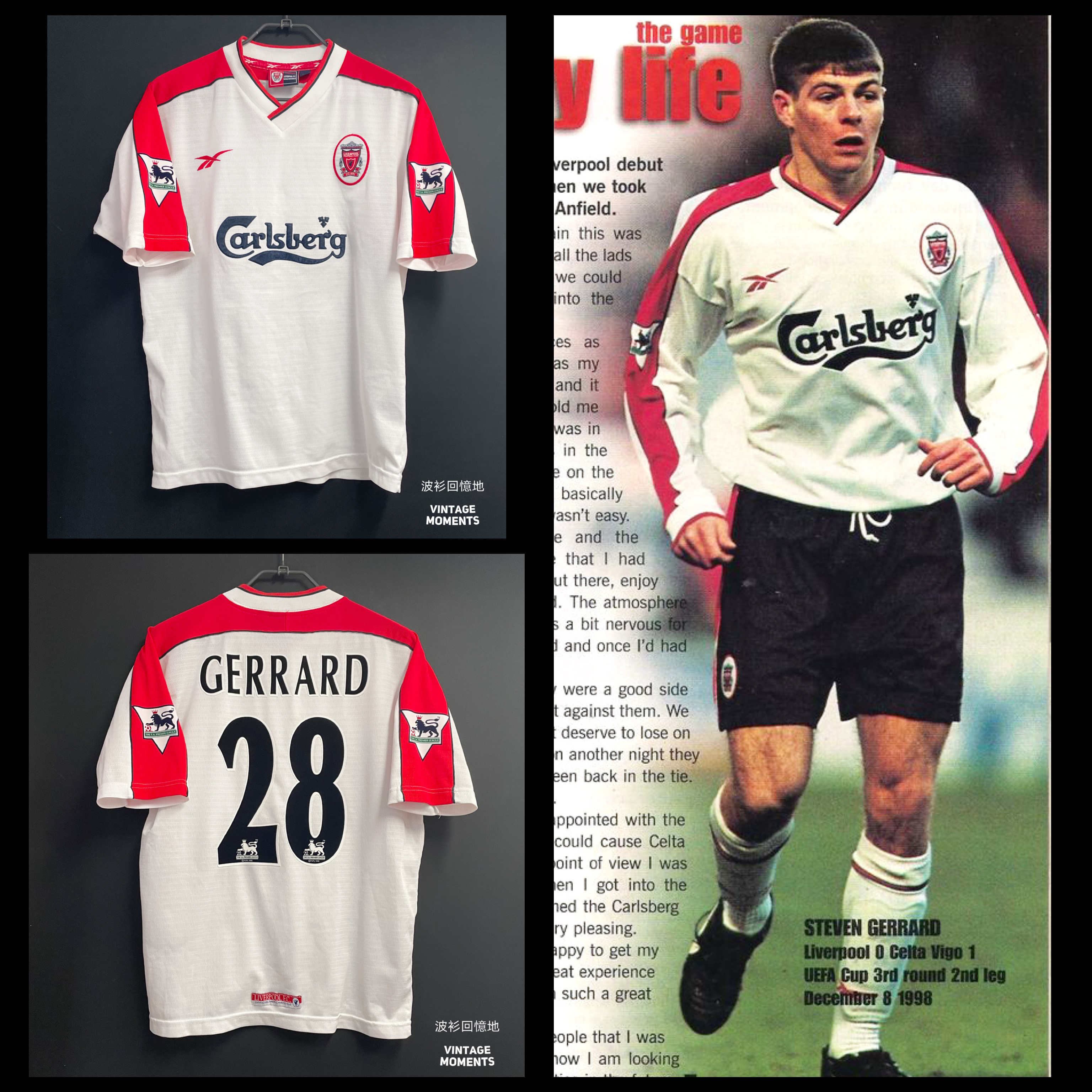 利物浦98/99客場 謝拉特 LIVERPOOL AWAY GERRARD