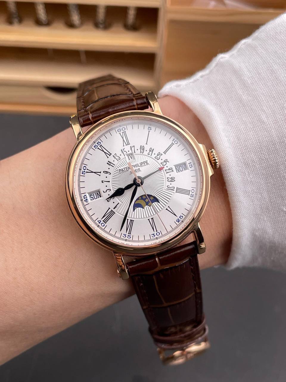 🌐V3版 百达翡丽古典超级复杂多功能5159 万年历系列腕表/38mm/9015机🌐