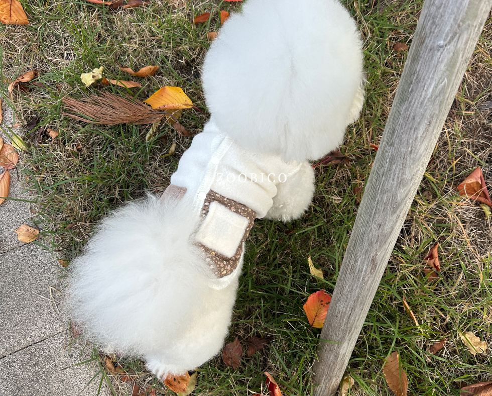 🇰🇷針織毛布配碎花布背心