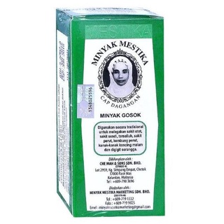 Minyak Urut Mestika 30ml / 60ml