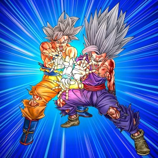 V Jump應募限定 Masterlise -Outside- PVC 模型 - 孫悟空 身勝手之極意 & 野獸悟飯《龍珠超》連書