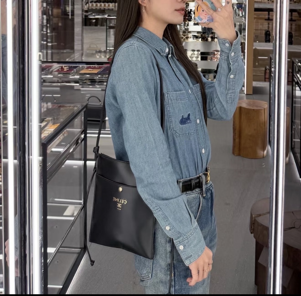 精選貨品優惠💖新款🆕訂貨📮Celine Sharp Pouch  Size 24x19.5cm