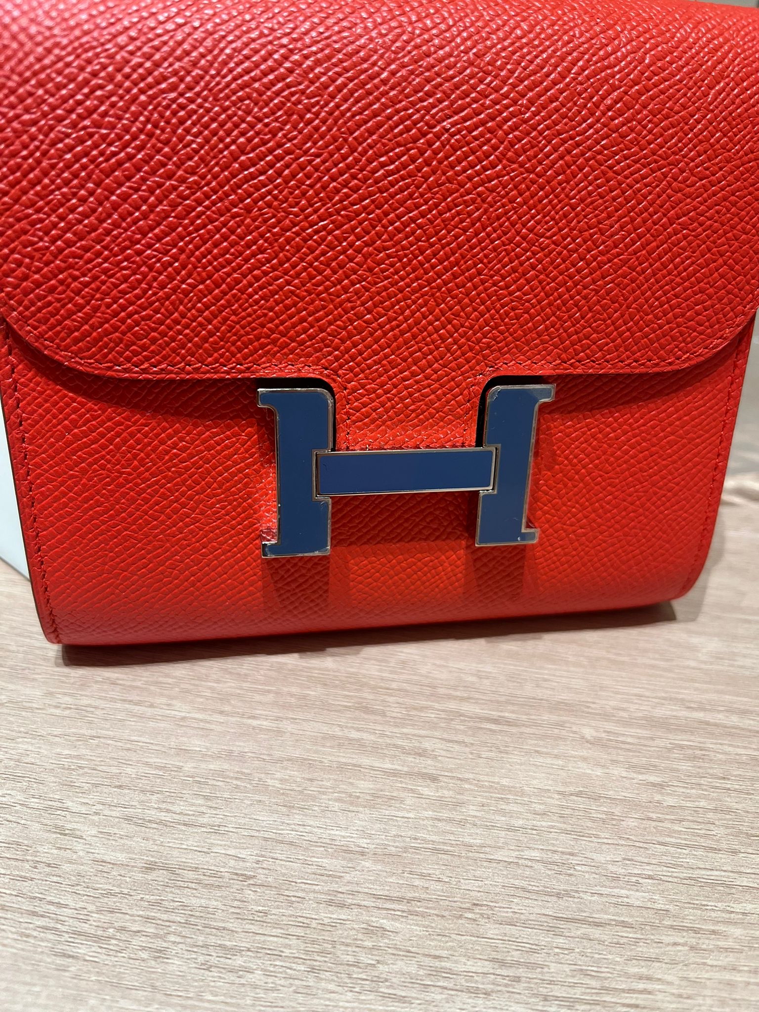 Hermes Constance Wallet Stamp C 100%Authentic, 98%New ✅Box