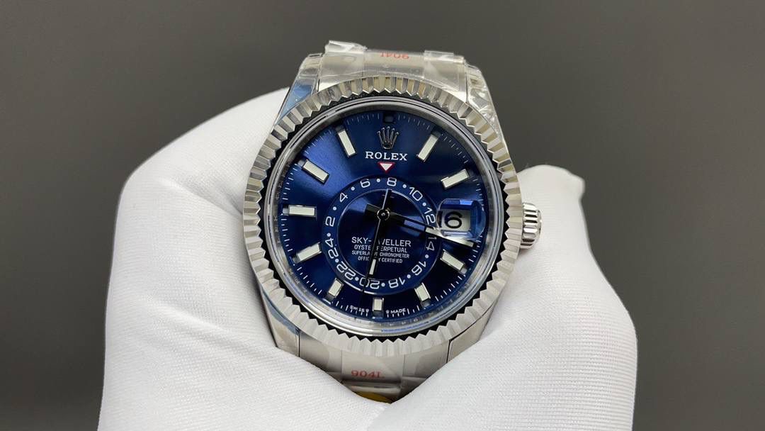 今日推荐🌐劳力士 (纵航者)天行者 白壳蓝面 42mm 9002机 顶级品质 出货实拍✈️