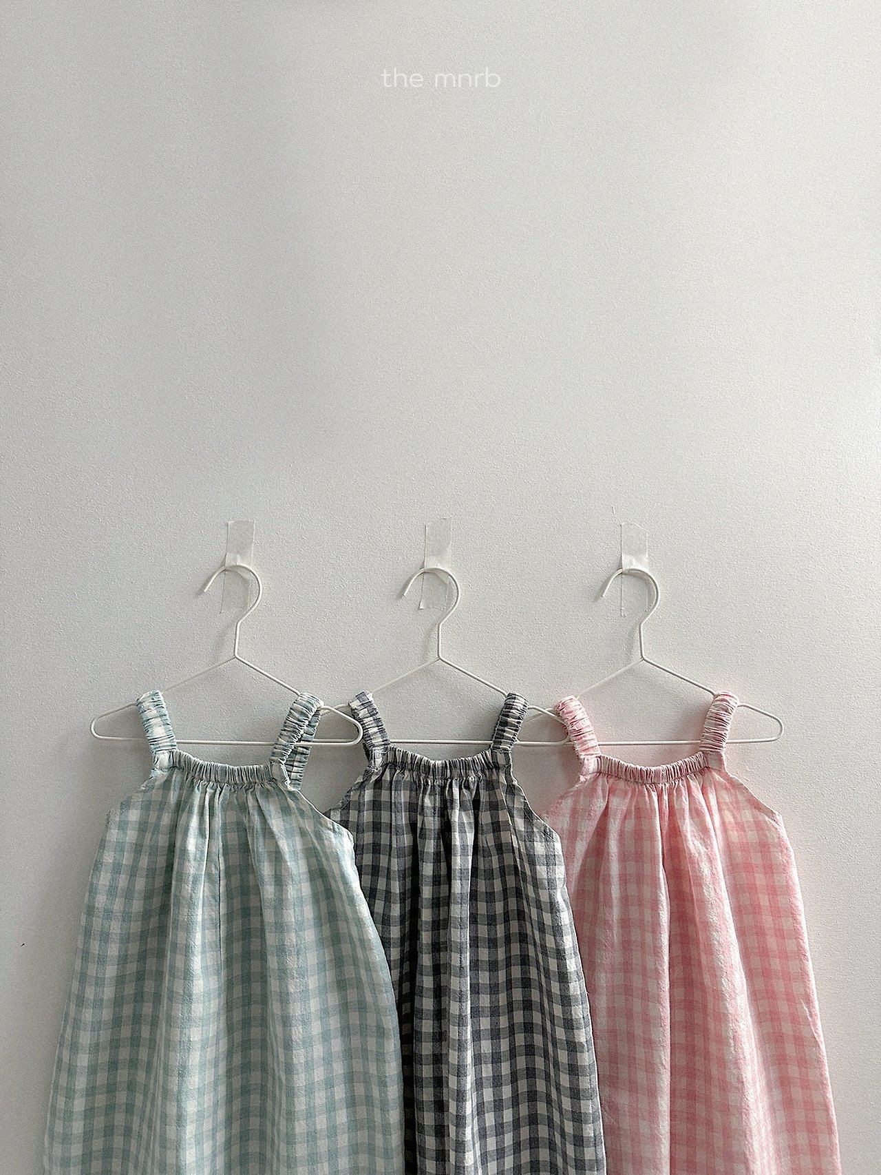 Minirobe | Check Jumsuit (Mint XL100-110)